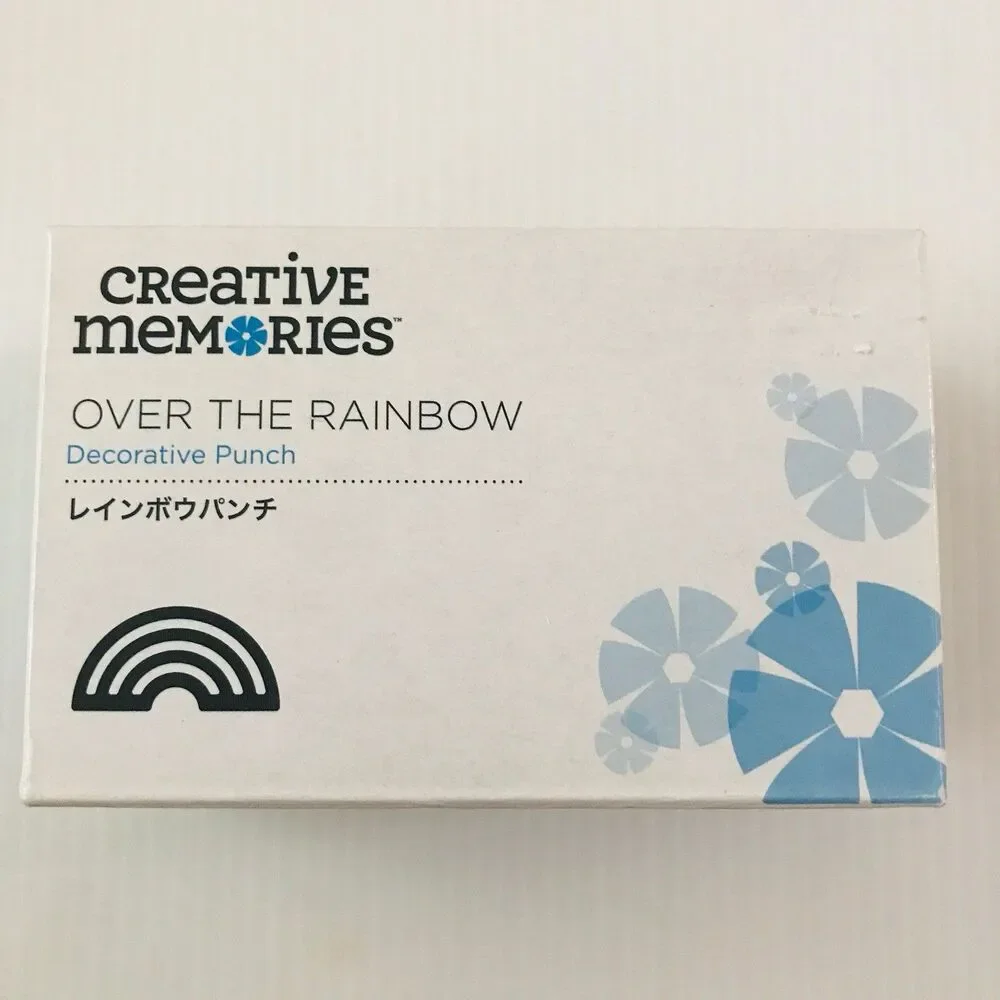 Creative Memories Over the Rainbow Decorative Punch LIMITED EDITION New With Box